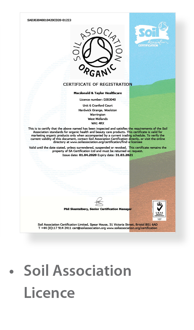 Soil Association Licence